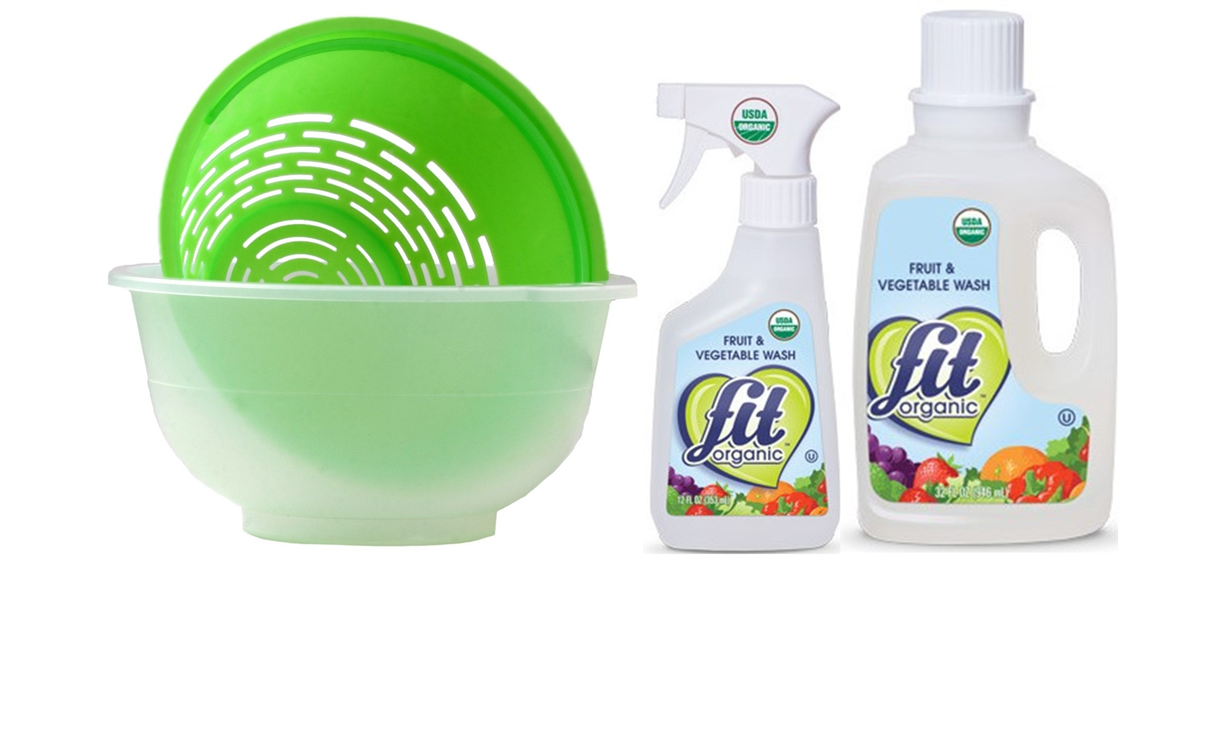 Fit Organic Fruit & Vegetable Wash, 12 fl oz Ingredients and Reviews